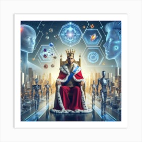 King Of The Future 1 Art Print