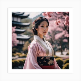 Japanese Princess Art Print