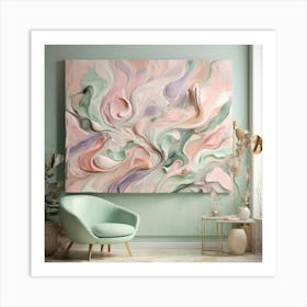 Abstract Painting paintings art print 4 Art Print