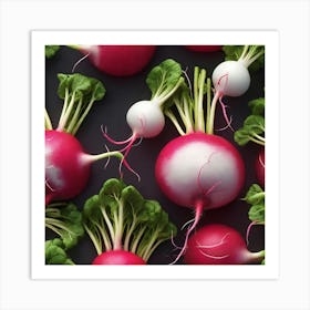 Radishes 64 Art Print