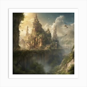 Fantasy Castle 36 Art Print