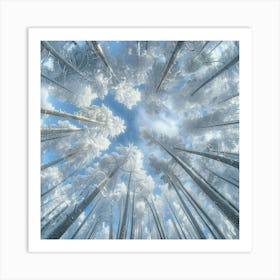 Snowy Forest 5 Art Print