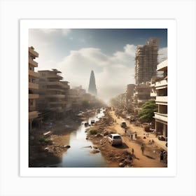 Cityscape 1 Art Print