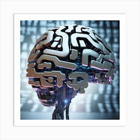 Artificial Brain 20 Art Print