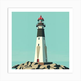 Lighthouse 4 Art Print