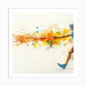 Tennis Player 4 Art Print