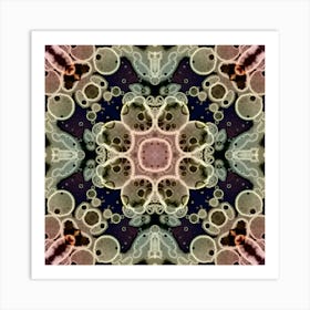 A Pattern Of Bubbles An Austraction 4 Art Print