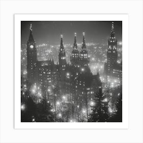 Ottawa City At Night Art Print