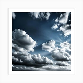 Cloudy Sky 23 Art Print