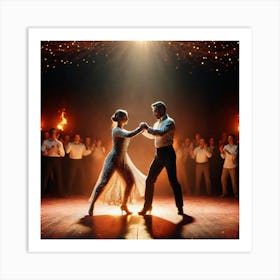 Ballroom Dancers 1 Art Print