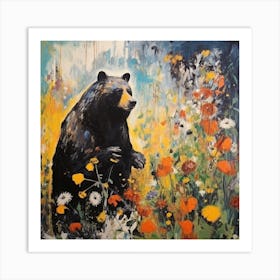 Bear in the wild Art Print