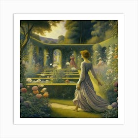 Garden In Bloom 2 Art Print