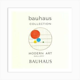 Bauhaus Collection art print Art Print