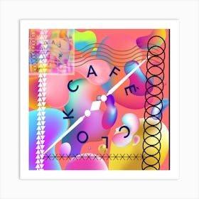 Cafe Koo Art Print