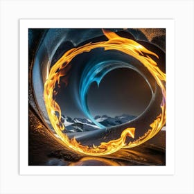 Fire Ring Art Print