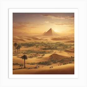 Egyptian Desert Art Print