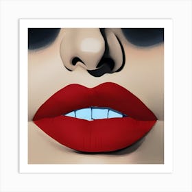 Sexy Lips1 Art Print