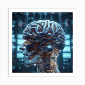 Artificial Intelligence Stock Photos & Royalty-Free Footage 5 Art Print