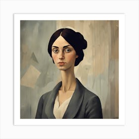 Contemporary Artwork Inspired By Amadeo Modigliani (1) Art Print