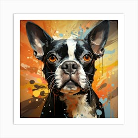 Boston Terrier 8 Póster