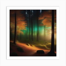 Mystical Forest Retreat 18 Art Print