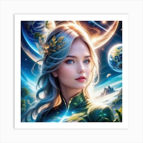 Earth beauty Art Print