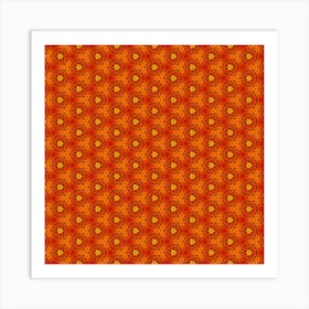 Pattern Fall Colors Seamless Bright 1 Art Print