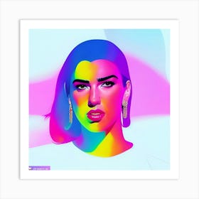 Dua lipa Art Print