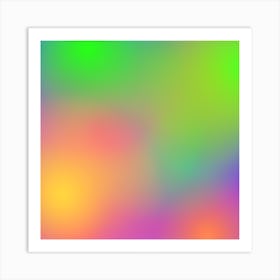 Abstract Colorful Background 6 Art Print