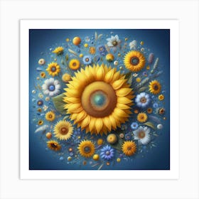 Sunflowers 10 Art Print