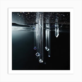 Ice Crystals Art Print