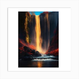 Waterfall 3 Art Print