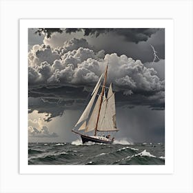 Stormy Seas Art Print