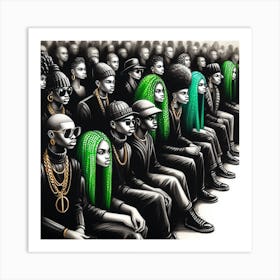 'People' Art Print