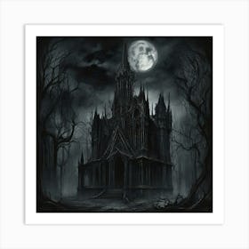 Gothic Castle 2 Art Print