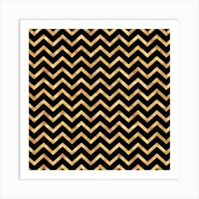 Glitter Chevron Art Print