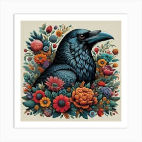 Crow 5 Art Print