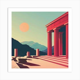 Acropolis 7 Art Print