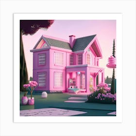 Barbie Dream House (820) Art Print