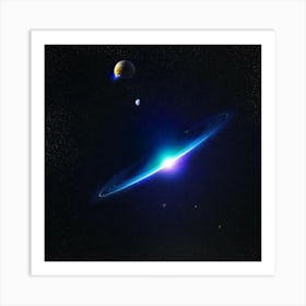 Planets In Space 3 Art Print