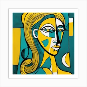 Picasso Woman Art Print