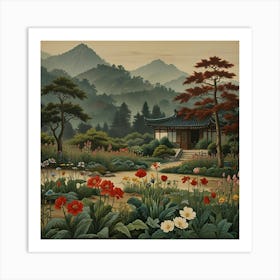 Default The Garden Of Morning Calm 1 South Korea Vintage Botan 0 Art Print