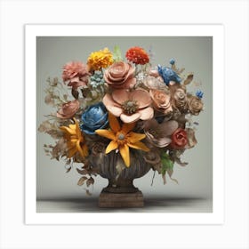 Flowers In A Vase 2 Art Print