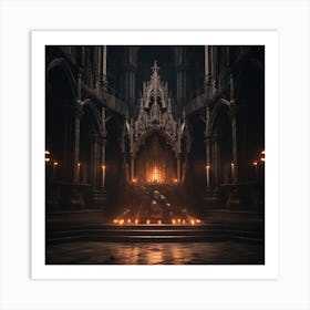 Dark Throne Art Print