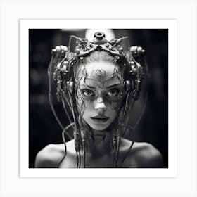 Cybernetic Woman 3 Art Print