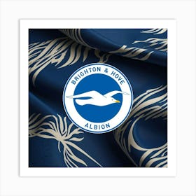 Brighton and Hove Albion Logo Wall Art 13 Art Print