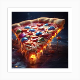 PIZZA Art Print