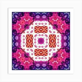 Abstract Psychedelic Pattern Art Print