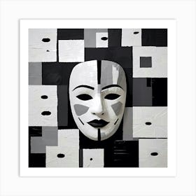 Fragments of Identity: Mask Of Vengeance Art Print