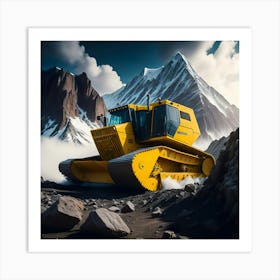 Buldozer Mountain (24) Art Print